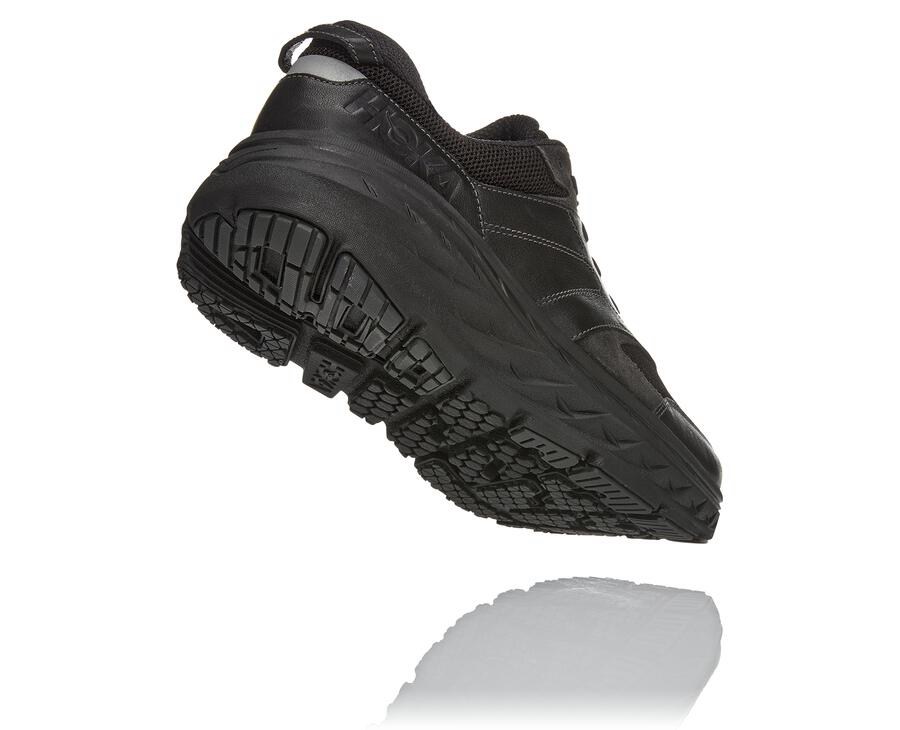 Hoka Australia One One Bondi L - Womens Running Shoes Black - KWJZF-5640